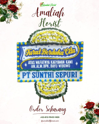 Papan Bunga Duka di Yapen Utara